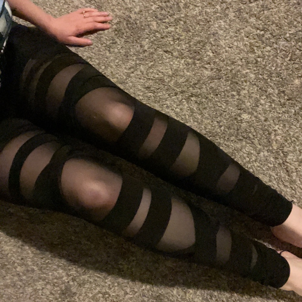 Mesh leggings